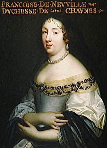 Françoise de Neufville - par Beaubrun en 1653